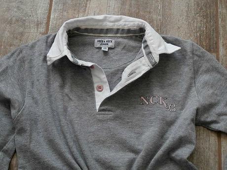 Slabší mikina s límečkem, 128