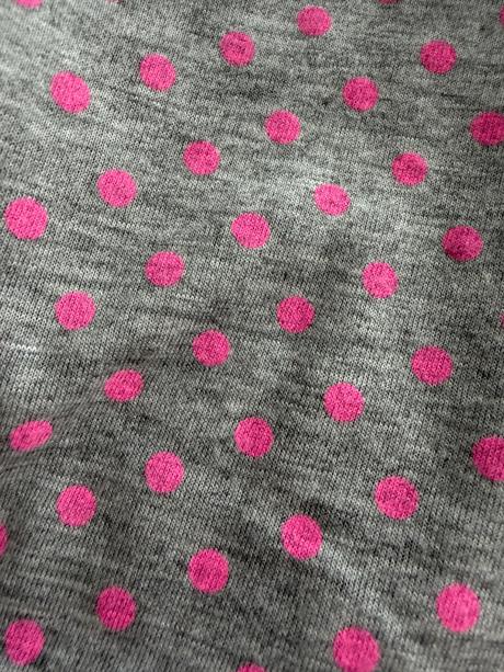 H&m loop sala seda s ruzovymi puntiky, h&m