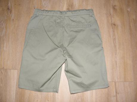 Chlapecké plátěné khaki kraťasy zn. h&m vel.140, h&m,140