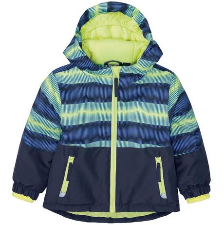 Lyžařský set zimní bunda + tmavé oteplováky, lupilu,110 / 116