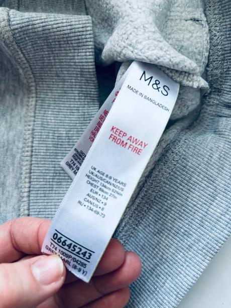 K3/ mikina šedá harry potter - v.8/9 let, marks & spencer,134