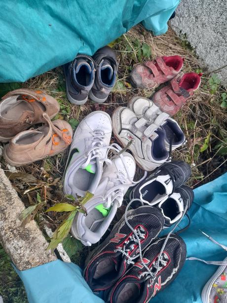 Zimní nošené boty, obuv různé na donošení, 27