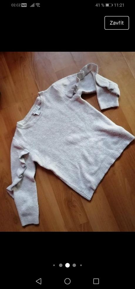 Dětský svetr se stříbrným zdobením, primark, primark,116
