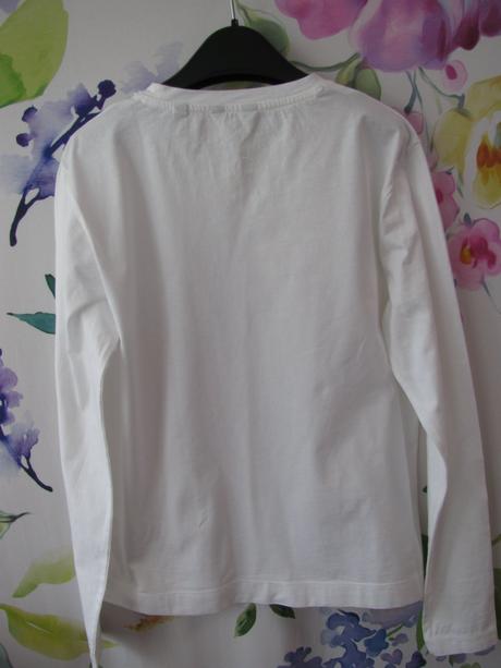 Bílé bavlněné tričko gant, gant,152