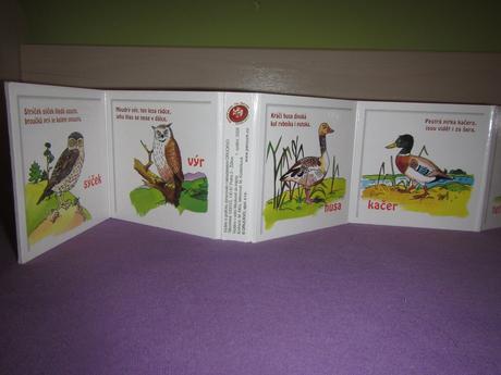 2 x dětské leporelo , zvěř v lese,