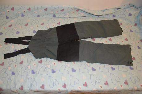 128 zimní lyžařská bunda oteplené kalhoty, 128