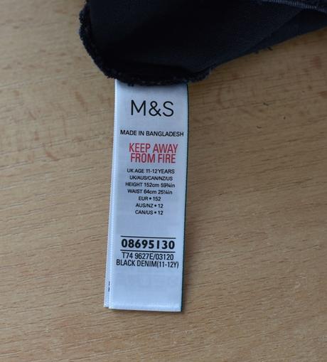 Džegíny vel. 11 - 12 let, marks & spencer,152