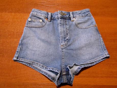 Dívčí džínové šortky vel 140-146, denim,146