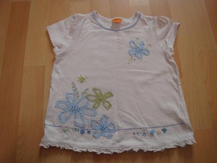 Tričko s kytičkami, vel. 110/116, mini mode,110