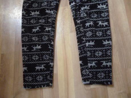 Vyteplené legíny vel. m-l pro maminy, m