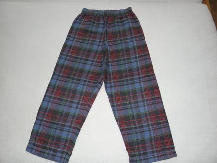 Flanelové pyžamové kalhoty zn.tex kids vel.116/122, 116