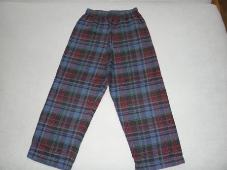 Flanelové pyžamové kalhoty zn.tex kids vel.116/122, 116