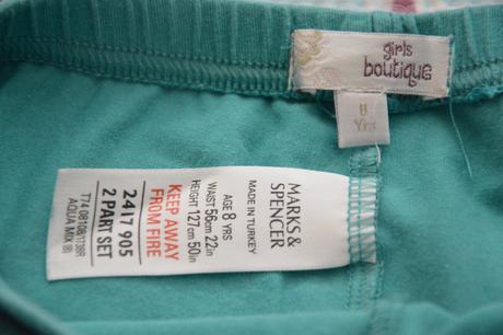 3/4 legíny, legínky, marks & spencer,128