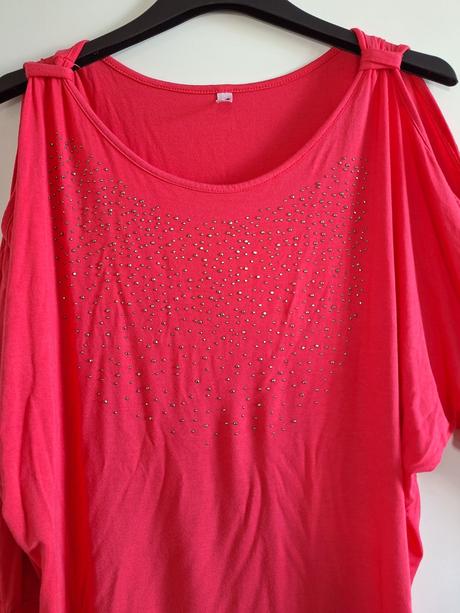 Top tričko dámský top na ramena vel. xxl, xxl