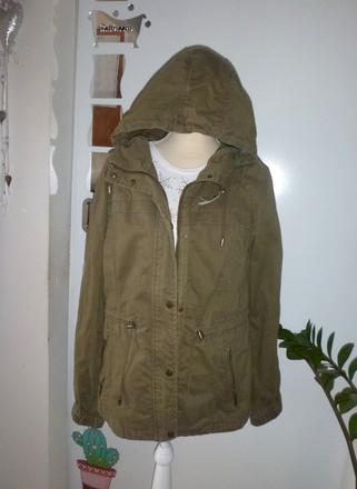 Khaki parka na vel.m-l, l