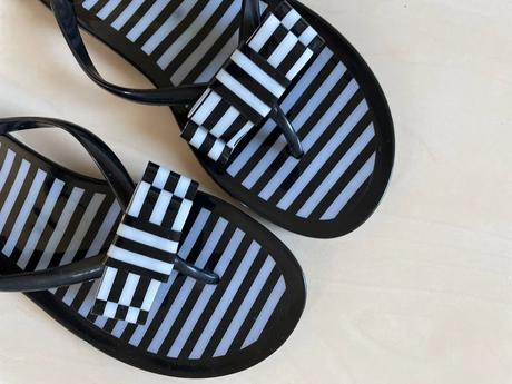 Nové proužek mašle žabky , r by pery, 37