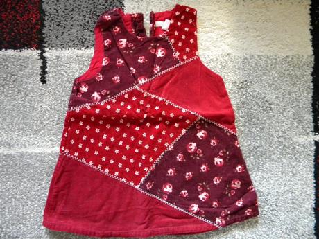 Manšestrové šaty zn. h & m,f & f,blue moon vel.74, f&f,74