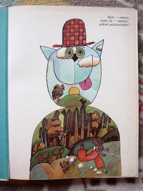 Kniha-pohádky-říkadla běžel z lesa zajíček 1975.,