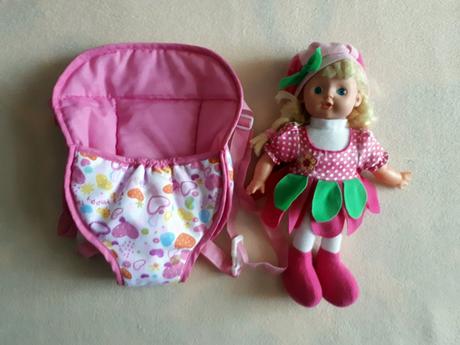 Panenka v nosítku, 32cm,