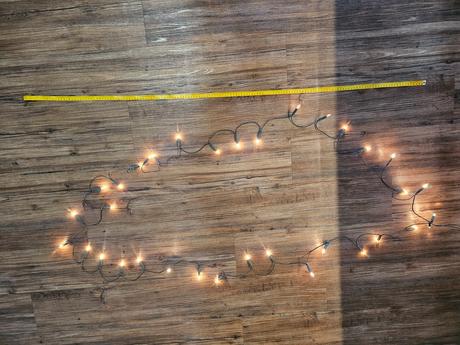 Vánoční řetěz světla světýlka světelný, 