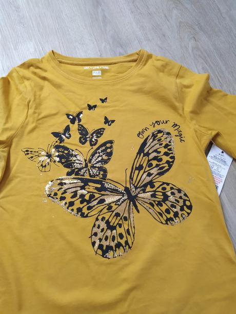 Hořčicové tričko, f&f,140