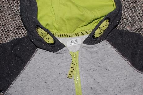 Melírová mikina ff s neonovými detaily, 92, f&f,92