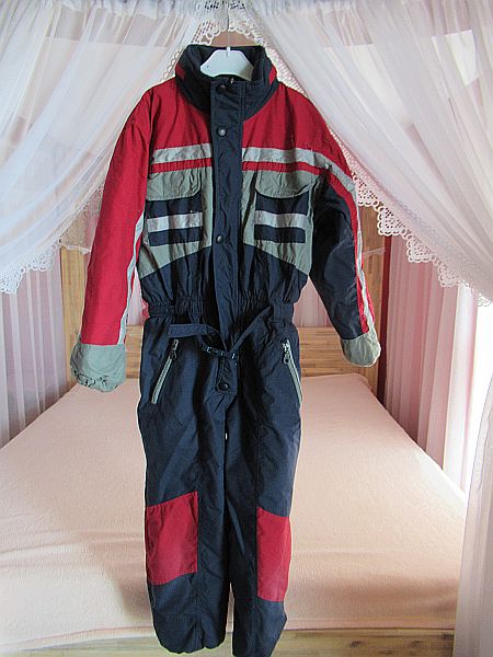 Chlapecká šusťáková zateplená kombinéza, 140