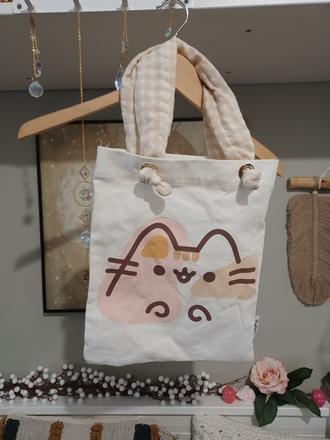 Látková taška kabelka pusheen, reserved