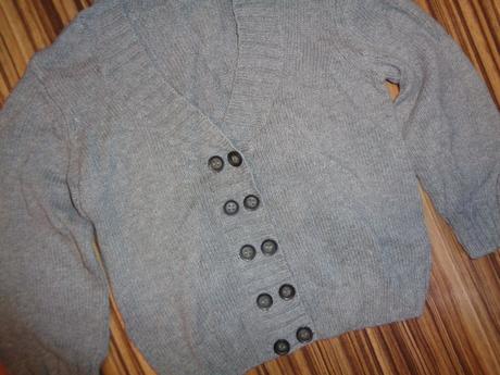 Luxusní šedý přízový elegantní svetr, marks & spencer,98