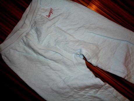 Krásné tyrkysové teploučké pyžamové kalhoty134/140, 134