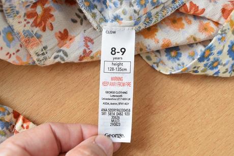 Šaty vel. 8 - 9 let, george,134