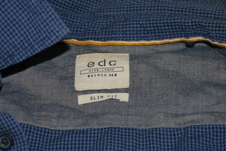 Esprit modra kostickovana kosile slim fit vel. l, esprit,l