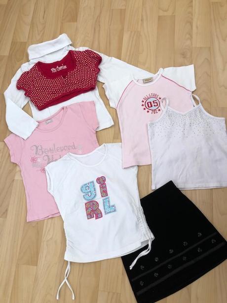 Mix oblečení pro holčičku - 7ks, 104–116