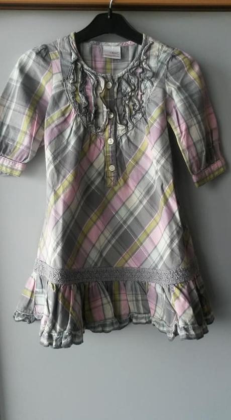 Kárované šaty next vel. 98, next,98