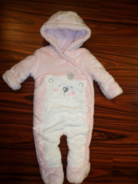 Překrásná hodně teplá zimní kombinéza, f&f,80