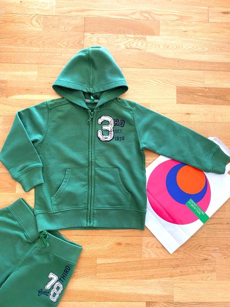 Benetton nové tepláky bunda souprava 4-5r, 110, benetton,110