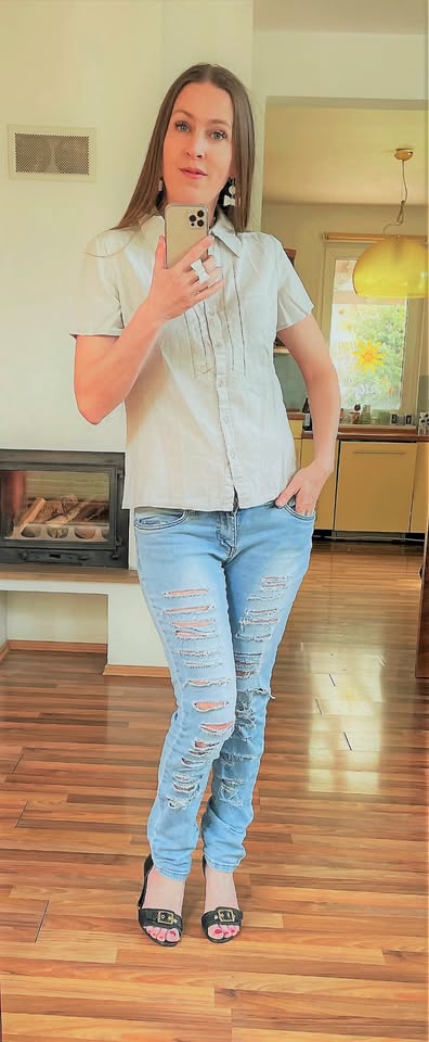 Lněná halenka, vel 16/xl/xxl, mia moda, xl