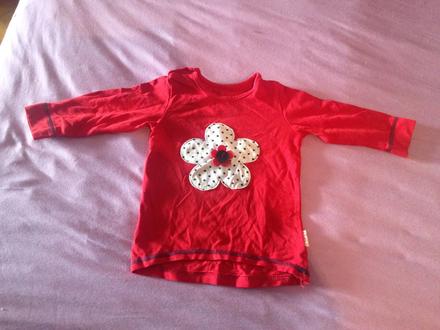 Frajerská dívčí halenka květ a puntíky, 80