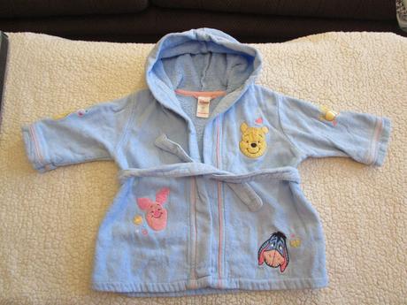 Pěkný froté župánek s kapucí zn. disney,6-12m, disney,80