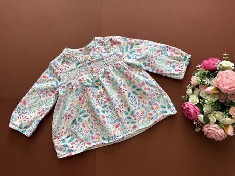 Tunika s květy - v.6/9 nes., tu,74