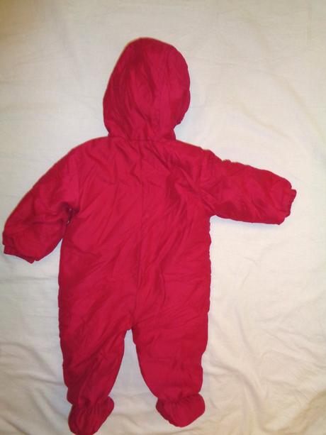 Vínovorůžová kombinéza se srnečkou 62/68, 62