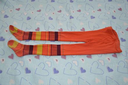 110 116 punčošky punčocháče punčochy pruhované, 116