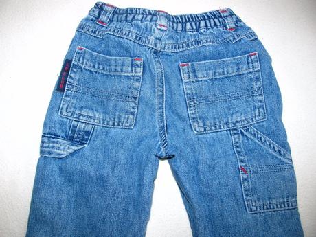 Zateplené džínové kalhoty, ladybird,74