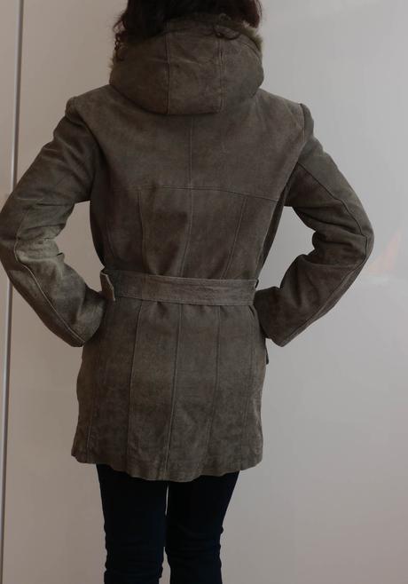 Vintage kozeny vytepleny kabat, tcm,34