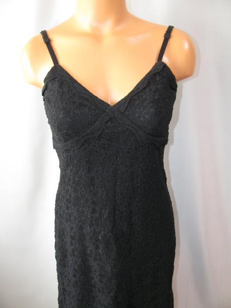 Černé,krajkové společenské šaty-orsay, orsay,l