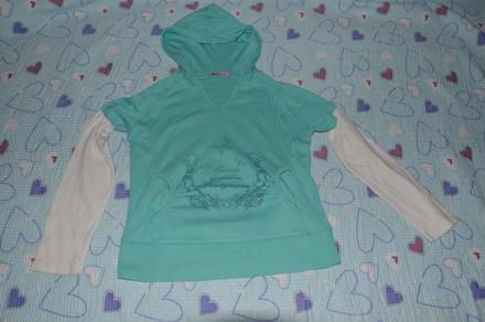 Bavlněné triko s kapucí, 134