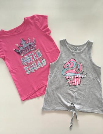 2 ks dívčí tričko place (7 - 8 let), children's place,122