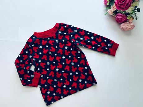 Triko vánoční mikkie mouse - v.9/12 měs, 80