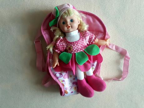 Panenka v nosítku, 32cm,