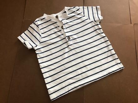 Triko modro bílé - v.9/12 měs., f&f,80